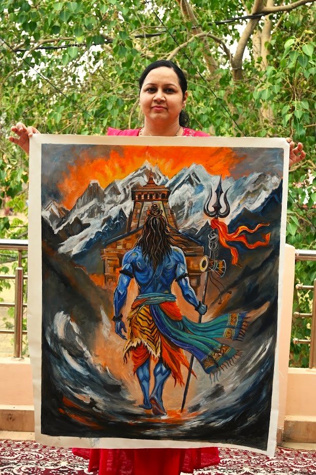 The Divine Journey artwork in portrait format
