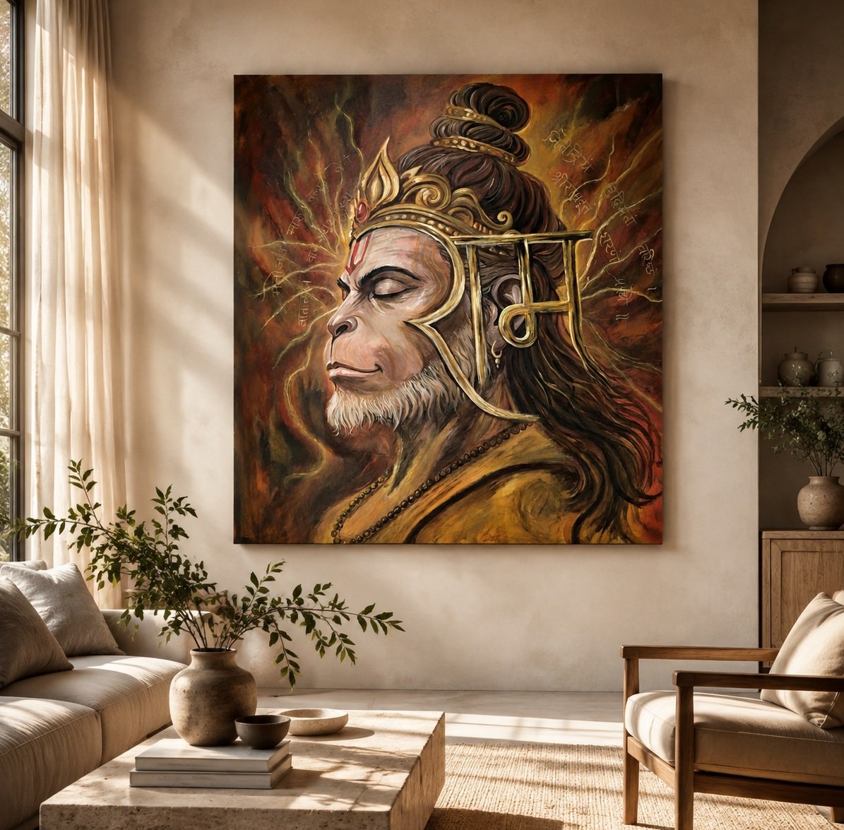 Ram Within displayed in a refined living space