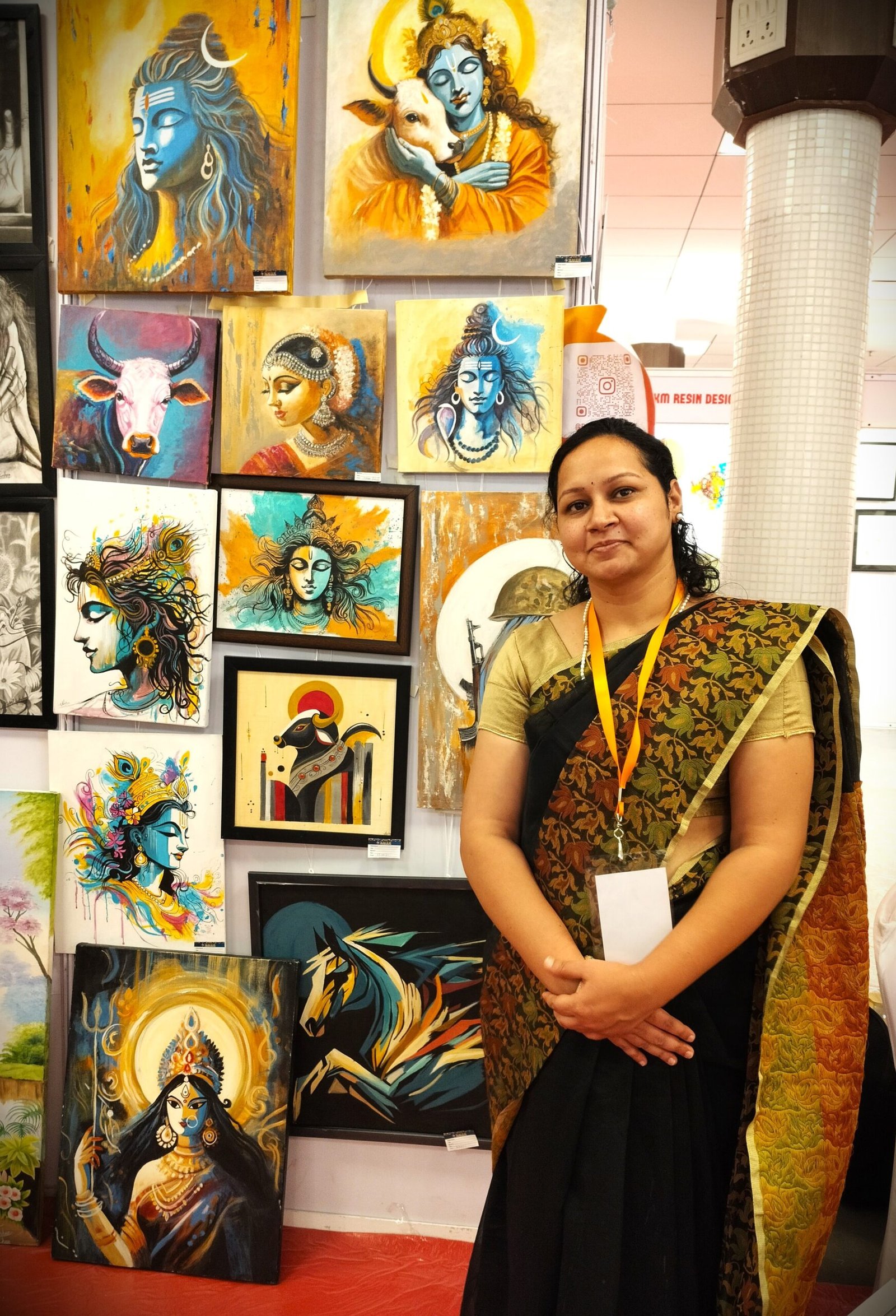 Portrait of artist Neha Tagai Bhatt