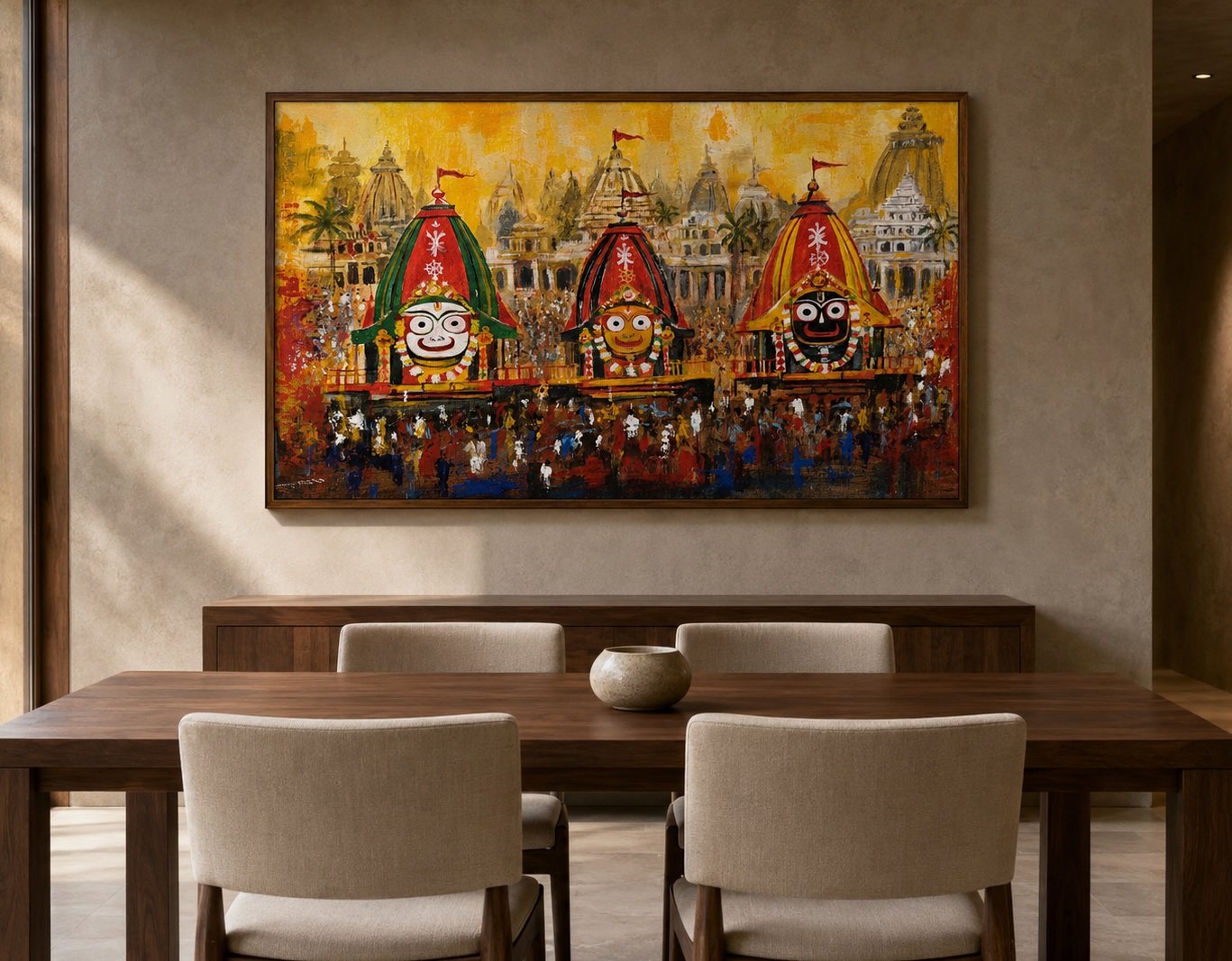 presenting the original Jagannath Rath Yatra painting