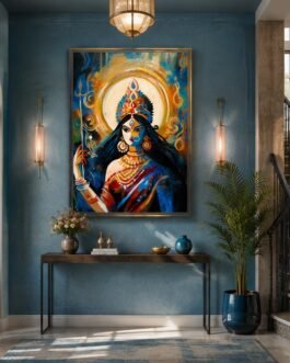 Divine Shakti – Contemporary Durga Mata Wall Art