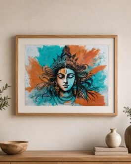Meditative Shiva – Contemporary Wall Art